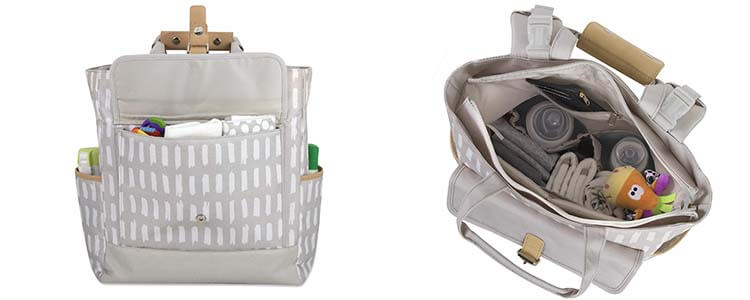 sac à langer à plusieurs couches